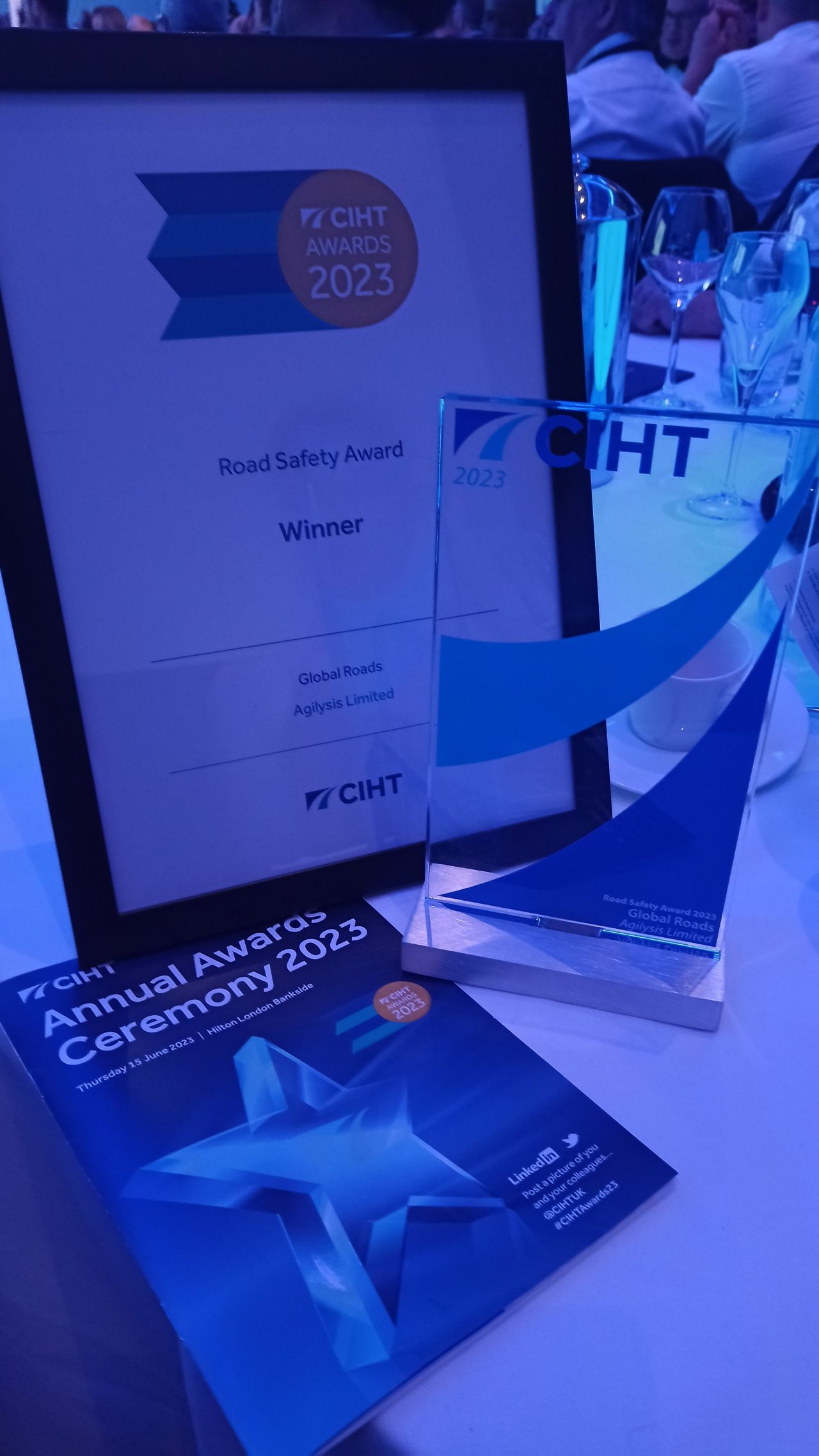 Agilysis takes home CIHT award for Global Roads